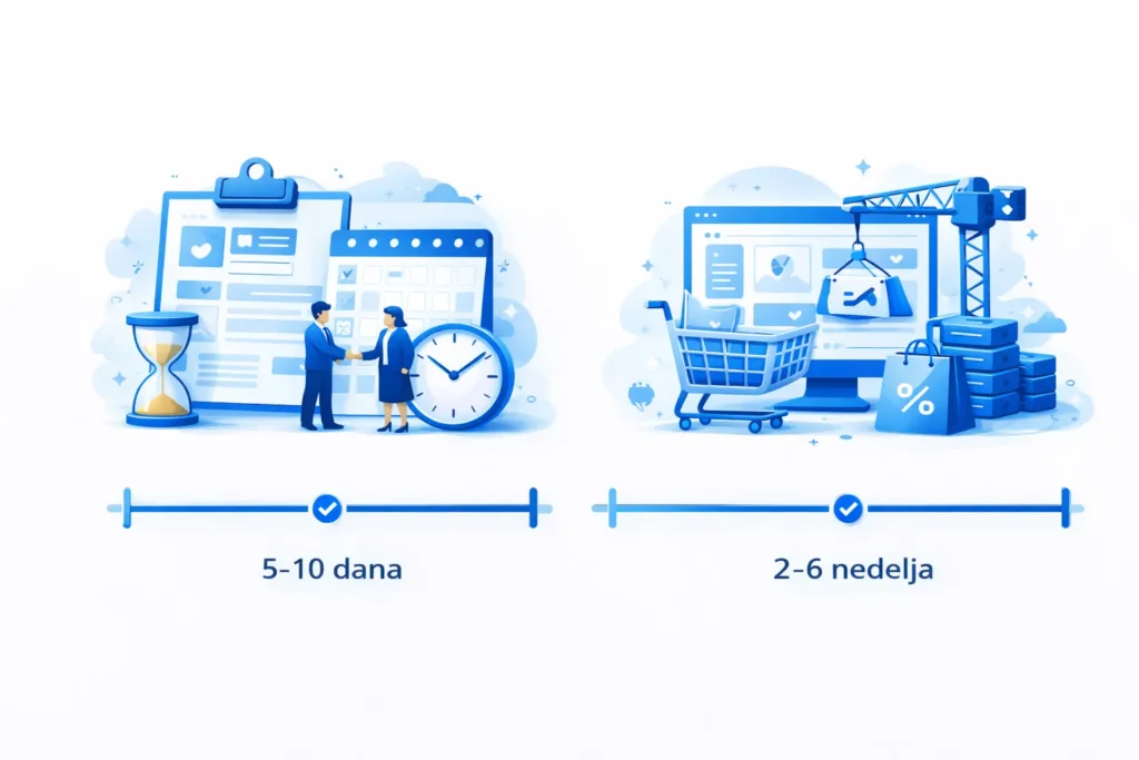 Koliko traje izrada web sajta – realni rokovi po fazama